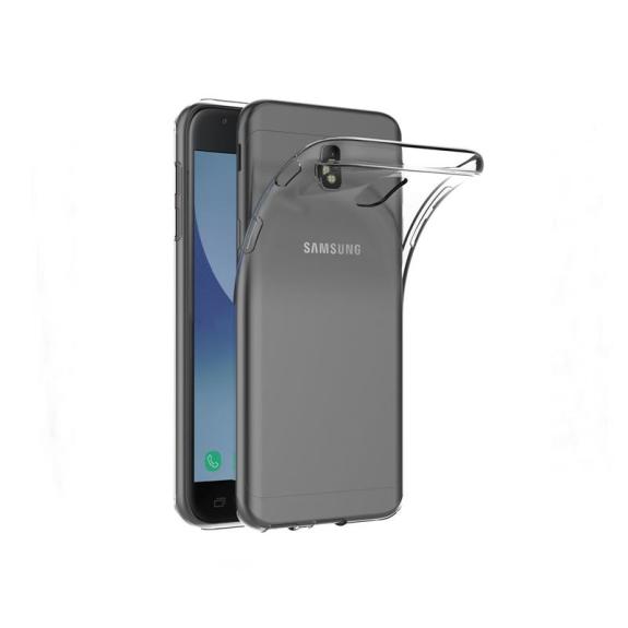 FUNDA CARCASA GEL TPU PARA SAMSUNG GALAXY J3 2018 TRANSPARENTE