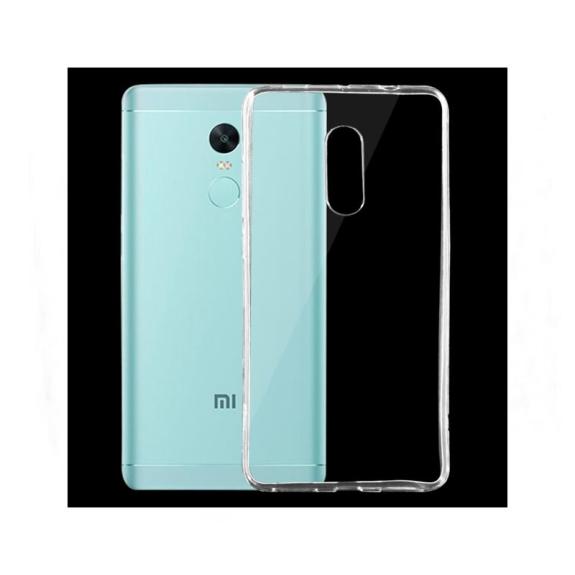 FUNDA CARCASA GEL TPU PARA XIAOMI REDMI NOTE 4X TRANSPARENTE