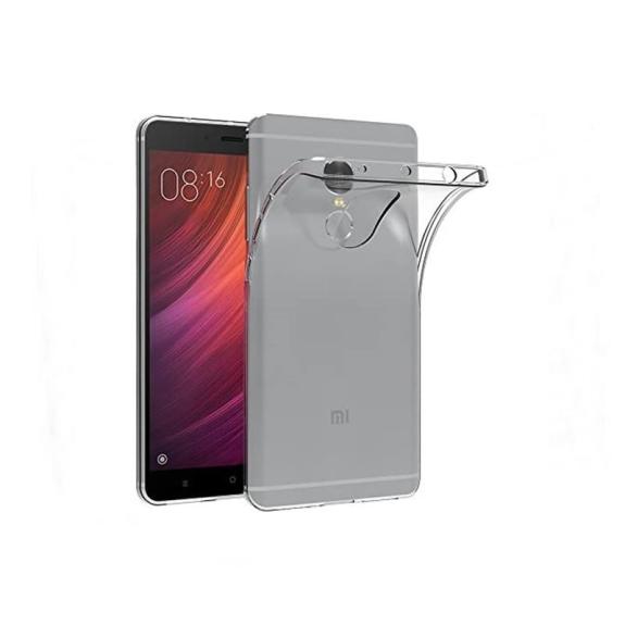 FUNDA CARCASA GEL TPU PARA XIAOMI REDMI NOTE 4X TRANSPARENTE