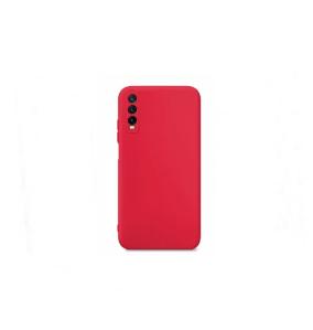 FUNDA CARCASA SILICONA SUAVE PARA VIVO Y20S ROJO