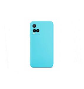 FUNDA CARCASA SILICONA SUAVE PARA VIVO Y21S / Y33 AZUL TURQUESA