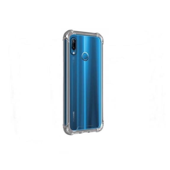 FUNDA CARCASA TPU EXTRA GROSOR PARA HUAWEI P20 LITE TRANSPARENTE