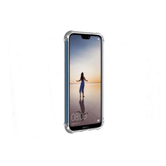 FUNDA CARCASA TPU EXTRA GROSOR PARA HUAWEI P20 LITE TRANSPARENTE