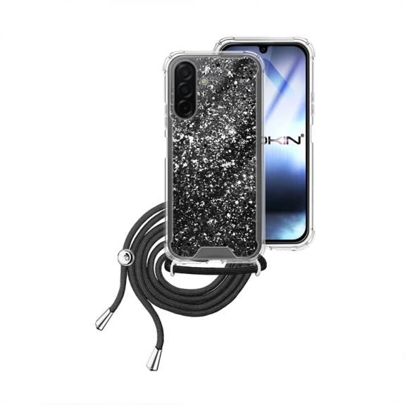 Funda Con Cordón Para Samsung Galaxy A26 / A17 Negro