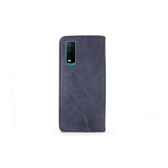 Funda con tapa para Vivo Y11S polipiel azul