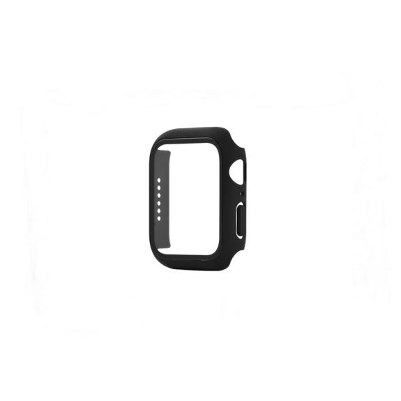 FUNDA CORONA CRISTAL TEMPLADO PARA APPLE WATCH SERIES 6 4 40MM