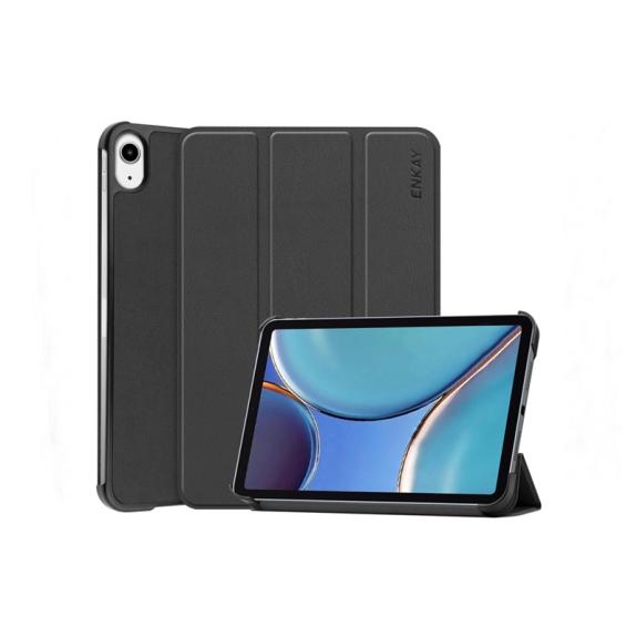 FUNDA DE CUERO CON TAPA PARA IPAD MINI 6 2021 NEGRO