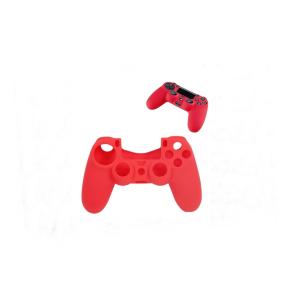 FUNDA DE SILICONA ANTIDESLIZANTE PARA PS5 ROJO