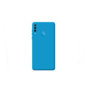 FUNDA DE SILICONA C/MARCO CAMARA COLOR AZUL PARA HUAWEI P30 LITE