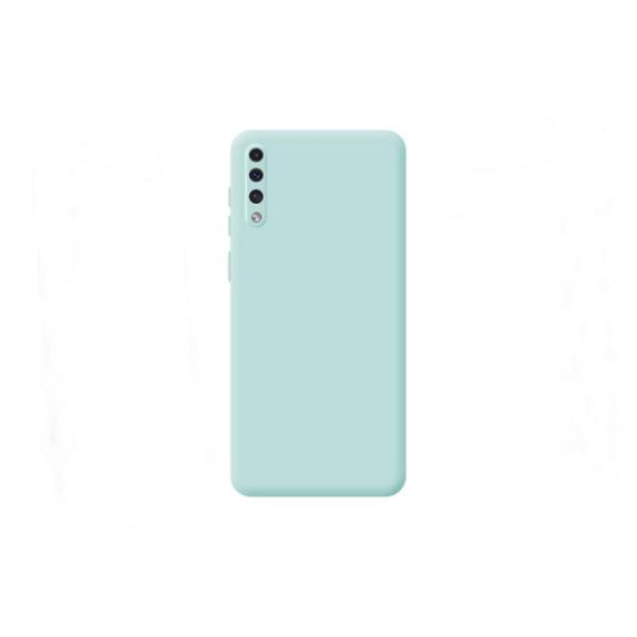 FUNDA DE SILICONA SUAVE 3D COLOR AZUL PARA SAMSUNG GALAXY A50