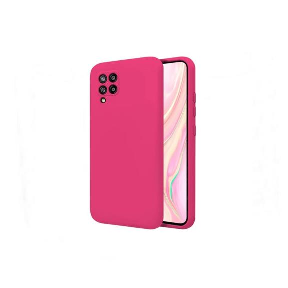 FUNDA DE SILICONA SUAVE COLOR ROSA PARA SAMSUNG GALAXY A42 5G