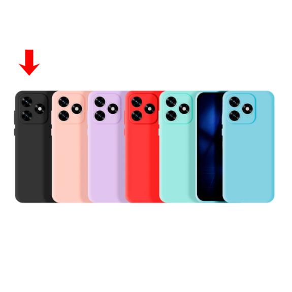Funda de silicona suave para Huawei Honor 600 Lite Negro