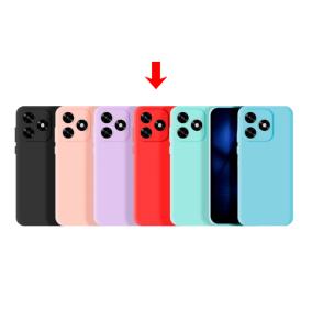 Funda de silicona suave para Huawei Honor 600 Lite Rojo