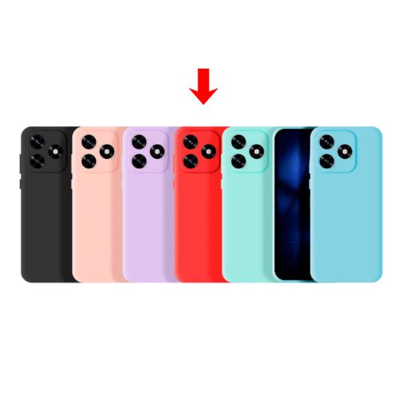 Funda de silicona suave para Huawei Honor 600 Lite Rojo