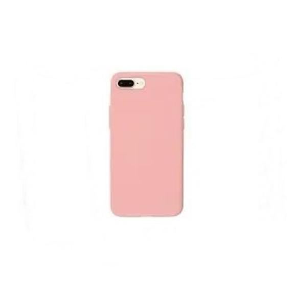 FUNDA DE SILICONA SUAVE ROSA CORAL PARA IPHONE 7 PLUS / 8 PLUS