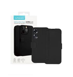 Funda de Tapa Silicona Suave Para Oppo A60 negro