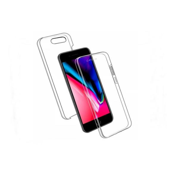 FUNDA DOBLE TPU PARA IPHONE 7 TRANSPARENTE