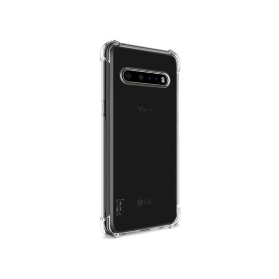 FUNDA GEL TPU + CRISTAL TEMPLADO PARA LG V60 THINQ 5G