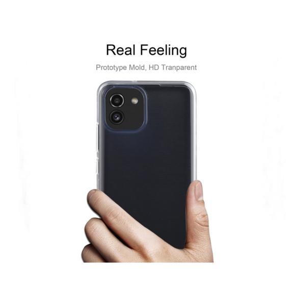 FUNDA GEL TPU PARA SAMSUNG SAMSUNG A03 TRANSPARENTE