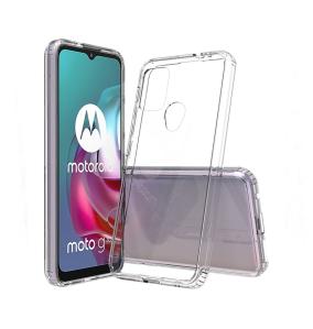 FUNDA GEL TPU Y ACRILICA PARA MOTOROLA G30 /G20/G10 TRANSPARENTE