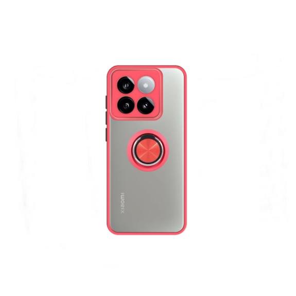 Funda Gel Xiaomi Mi14 Imán en color rojo