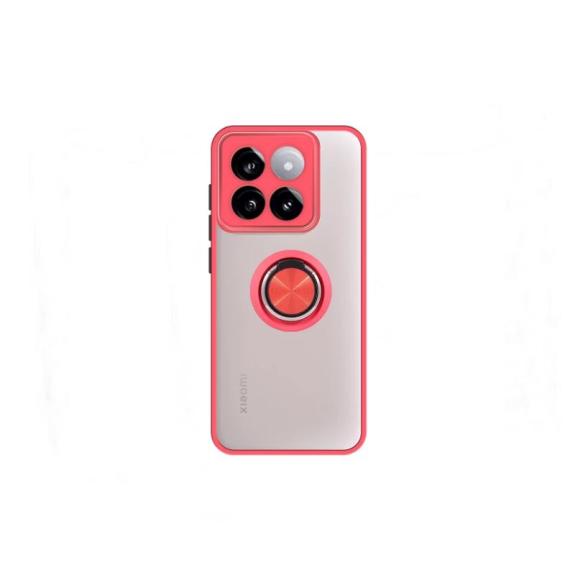 Funda Gel Xiaomi Mi14 Pro Imán en color rojo