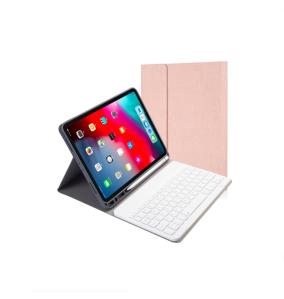 Funda Libro con Teclado Para iPad Pro 11 2020 / 2018 en rosa