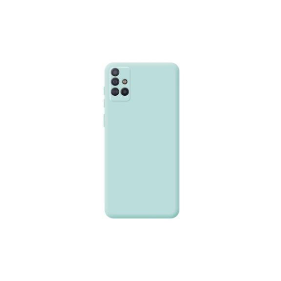 Funda Para Samsung A51 en color azul (Silicona Suave)