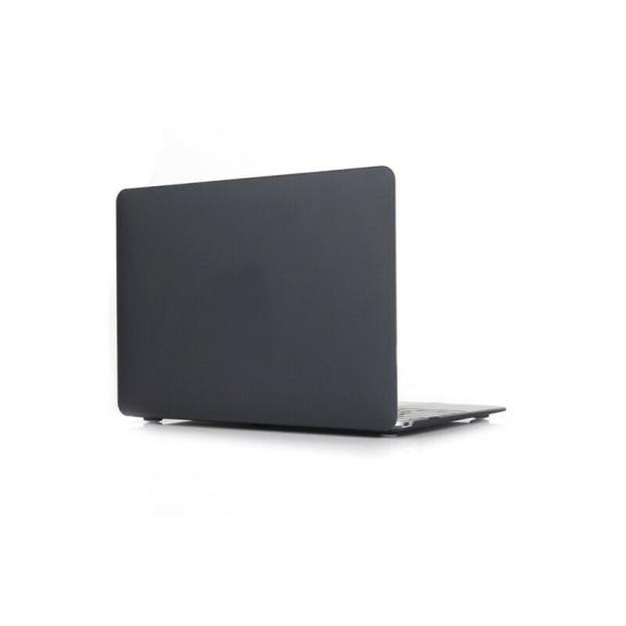 FUNDA PROTECTORA DE PLASTICO DURO PARA MACBOOK AIR 13.3" NEGRO