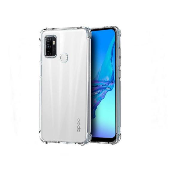 FUNDA PROTECTORA GEL TPU PARA OPPO A53 2020 TRANSPARENTE