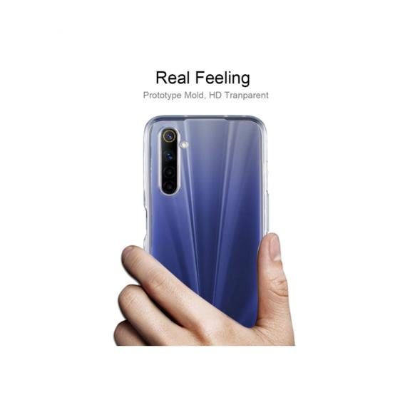 FUNDA PROTECTORA GEL TPU PARA REALME 6 TRANSPARENTE