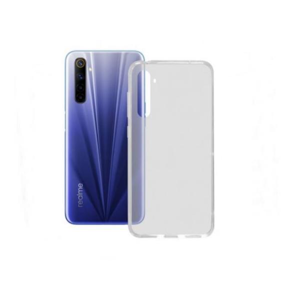 FUNDA PROTECTORA GEL TPU PARA REALME 6 TRANSPARENTE