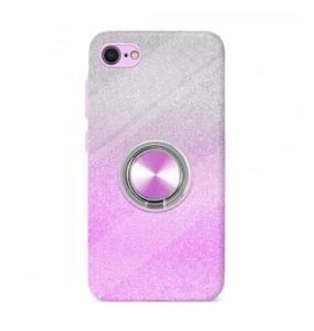 Funda silicona brillante para iPhone 7 / 8 morado