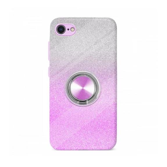 Funda silicona brillante para iPhone 7 / 8 morado