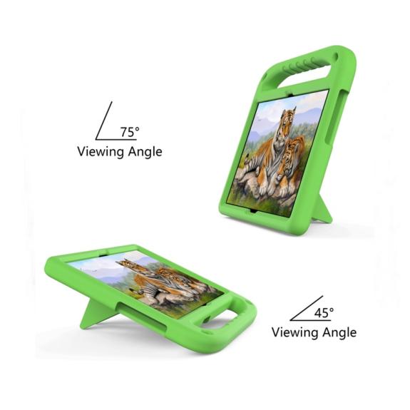 Funda silicona con mango para Lenovo Tab M10 verde