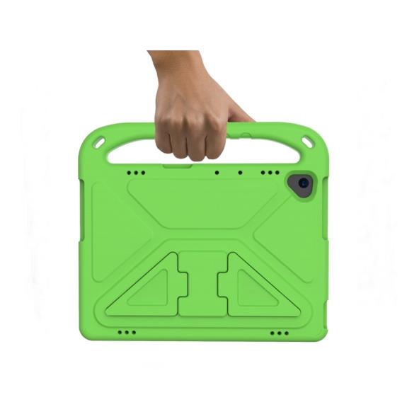 Funda silicona con mango para Lenovo Tab M10 verde