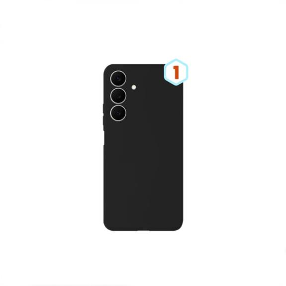 Funda Silicona Efecto Piel Para Samsung Galaxy A37 negro