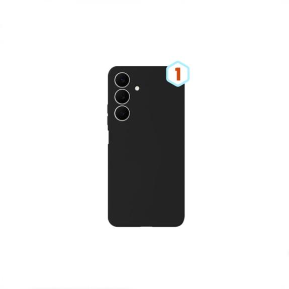 Funda Silicona Efecto Piel Para Samsung Galaxy A57 negro