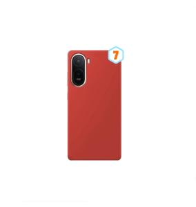 Funda Silicona Efecto Piel Para Xiaomi Redmi A7 Pro rojo