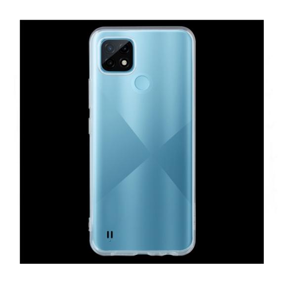 FUNDA SILICONA GEL TPU 0.75mm PARA REALME C21 TRANSPARENTE