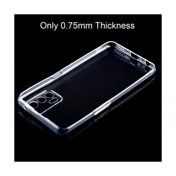 FUNDA SILICONA GEL TPU 0.75mm PARA REALME GT 5G TRANSPARENTE