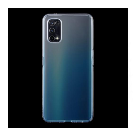 FUNDA SILICONA GEL TPU  0.75mm PARA REALME X7 TRANSPARENTE