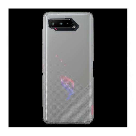 FUNDA SILICONA GEL TPU PARA ASUS ROG PHONE 5 TRANSPARENTE