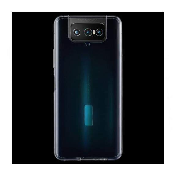 FUNDA SILICONA GEL TPU PARA ASUS ZENFONE 7 TRANSPARENTE