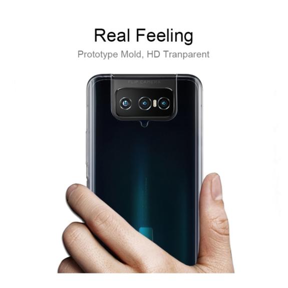 FUNDA SILICONA GEL TPU PARA ASUS ZENFONE 7 TRANSPARENTE