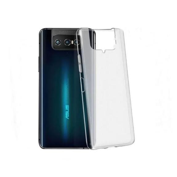 FUNDA SILICONA GEL TPU PARA ASUS ZENFONE 7 TRANSPARENTE