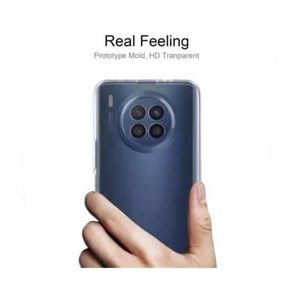 FUNDA SILICONA GEL TPU PARA HUAWEI NOVA 8I TRANSPARENTE