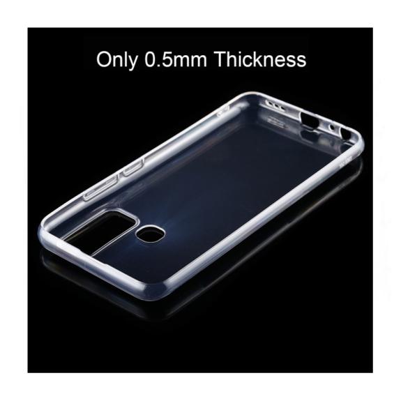 FUNDA SILICONA GEL TPU PARA VIVO Y50 TRANSPARENTE