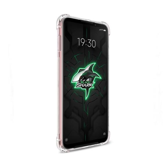 FUNDA SILICONA GEL TPU PARA XIAOMI BLACK SHARK 3 TRANSPARENTE