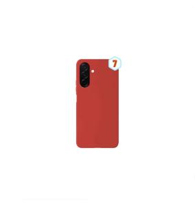 Funda Silicona Liquida Efecto Piel Para Samsung Galaxy A17 rojo